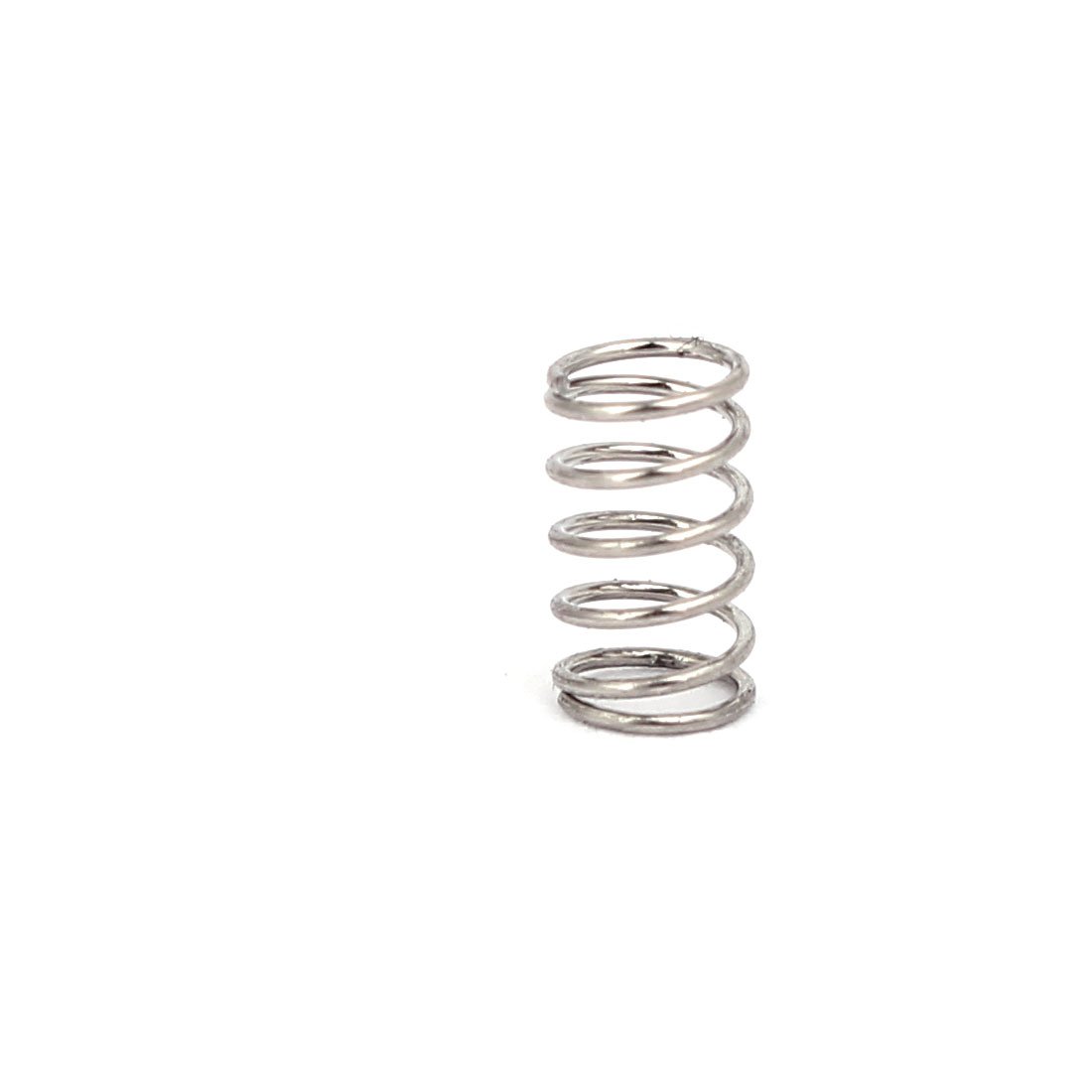 Sourcingmap 0.3mmx2mmx15mm Acciaio Inossidabile 304 molla Compressione Argentato 10pz
