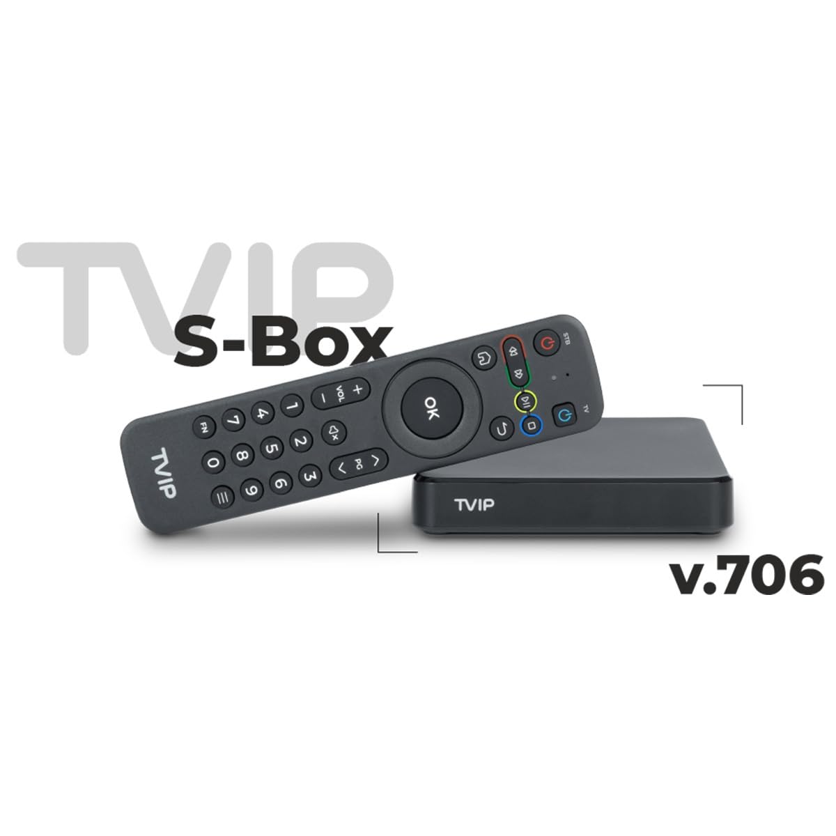 TVIP S-Box V.706 4K UHD Android 11 IP Receiver - Dettaglio