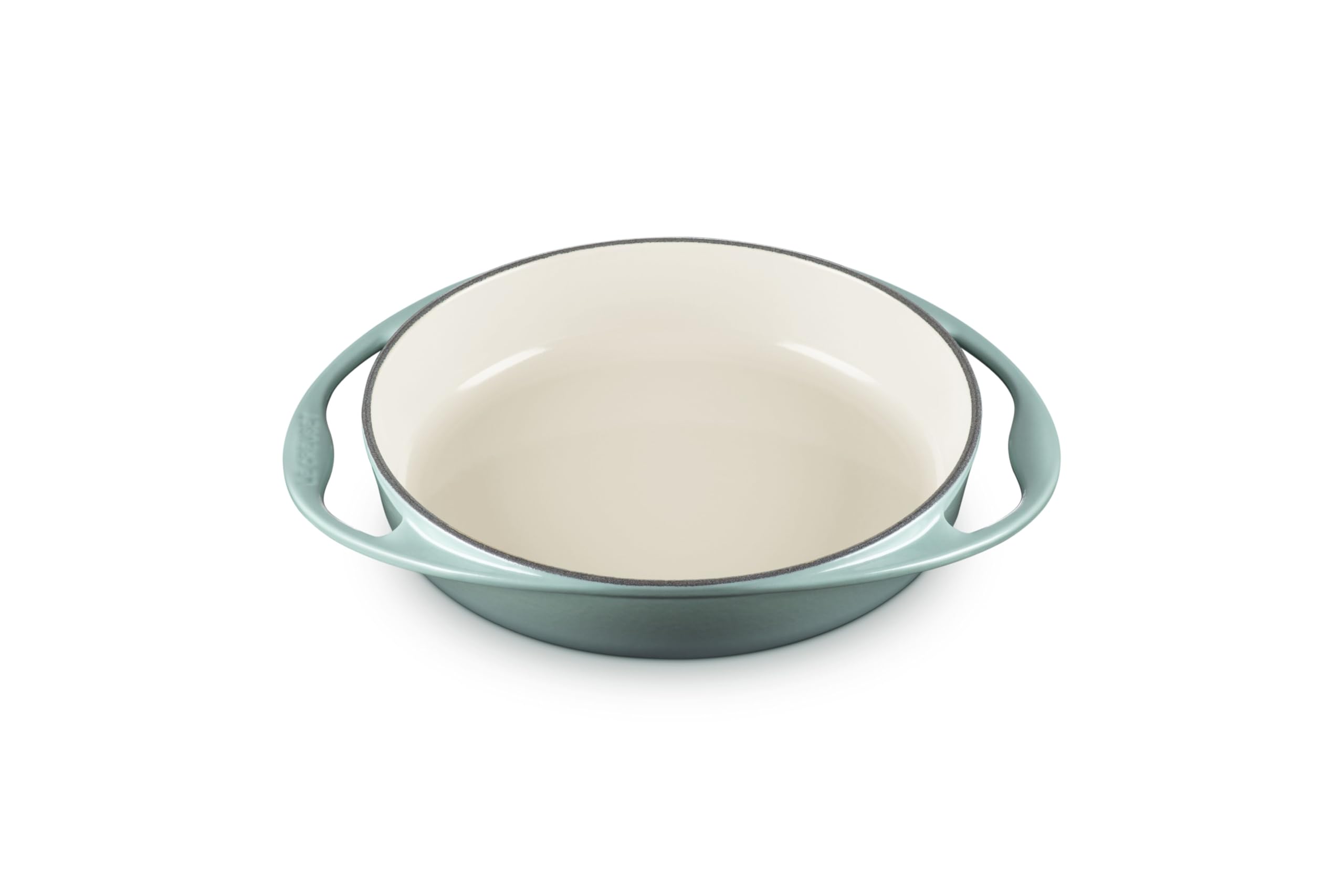 Le Creuset Traditionelle runde Tarte-Tatin-Form aus emailliertem Gusseisen, 2 l, Meersalz