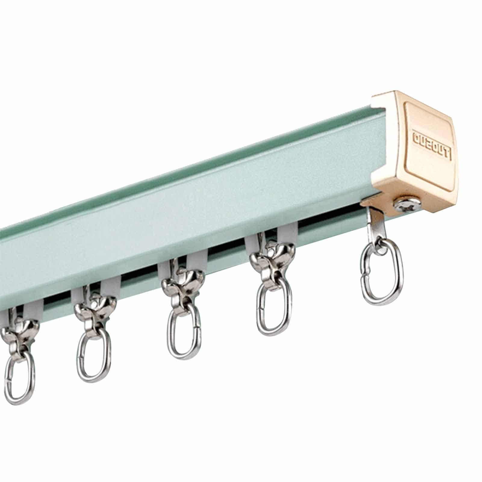 Binario Tenda Binario per Tenda Curvo per Bovindo, Aste per Tende da Doccia con Gancio, Asta