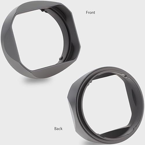 Miniatura 9 de Haoge LH-S245N Bayoneta Square Metal Lens Hood para Sony FE 1.969 in F2.5 G FE 1.575 in F2.5 G FE 0.945 in F2.8 G G Sombra de lente con tapa
