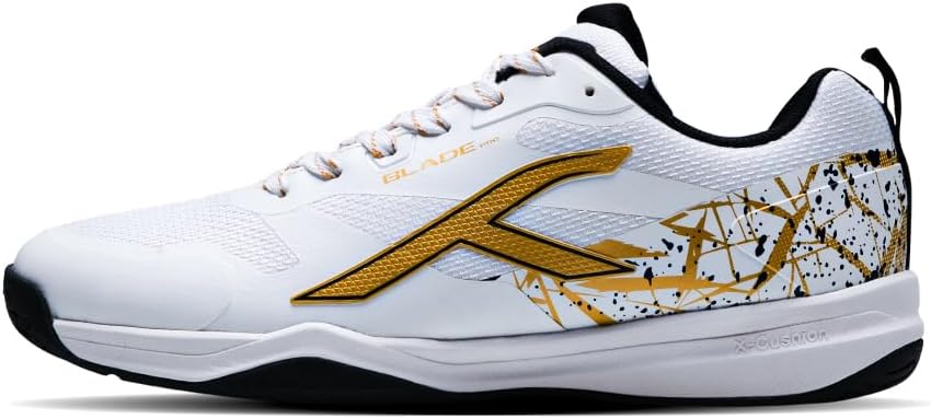 Hundred Blade Pro Non Marking Badminton Shoes Unisex | Also Perfect for Squash, Table Tennis, Volleyball, Basketball & Indoor Sports | Lightweight & Durable