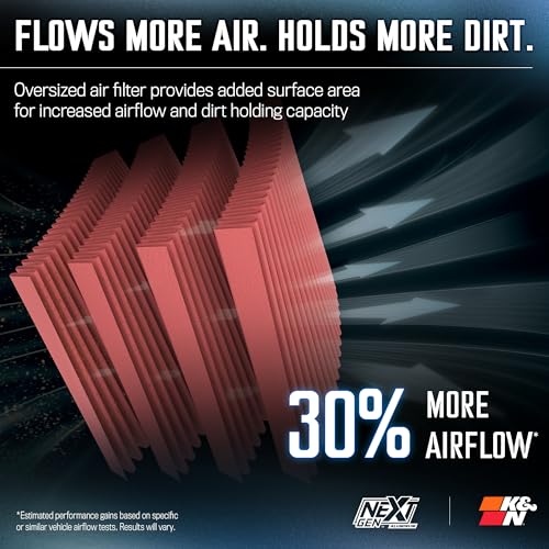 Image of K&N NextGen Aluminum Cold Air Intake System: High-Flow Cotton Filter: Compatible with 2014-2020 CADILLAC /CHEVRLOET /GMC Escalade; Silverado 1500; Suburban; Tahoe; Sierra 1500; Yukon; Yukon XL; 70-3082
