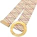IMMEE Straw Woven Elastic Stretch Waist Belt Fashion Women Skinny Dress Belt Waist Dress Band Straw Woven Bohemian Belt (Colourful #1)