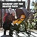 Baby Jogger City Mini GT2 All-Terrain Stroller Black Complete with Adjustable Handlebar Hand-Operated Parking Brake and car seat Adapter