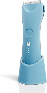 MERIDIAN Trimmer Plus Body Hair Manscaping Trimmer, Adjustable Guard, USB C Charging, Flash Light, Travel Lock, Charging Dock, Bikini Trimmer, Mens Body Hair Trimmer - Solar
