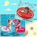90shine 3PCS Pool Floats Adult Set - Unicorn + Flamingo + Watermelon Inflatable Beach Floaties Swimming Ring Toys for Adults, Kids 8-12,Teenager Water Party Supplies