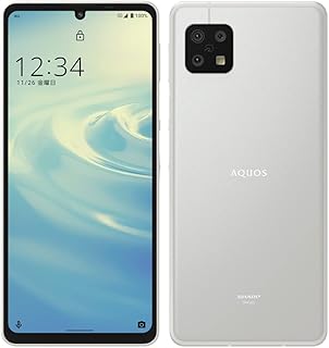 【整備済み品】SHARP AQUOS sense6 OS種類:Android 11 販売時期:2021年冬春モデル 画面サイズ:6.1インチ 内蔵メモリ:ROM 64GB RAM 4GB バッテリー容量:4570mAh Hi Secondオリジナルクロス付き (SH-54B(docomo版), シルバー)