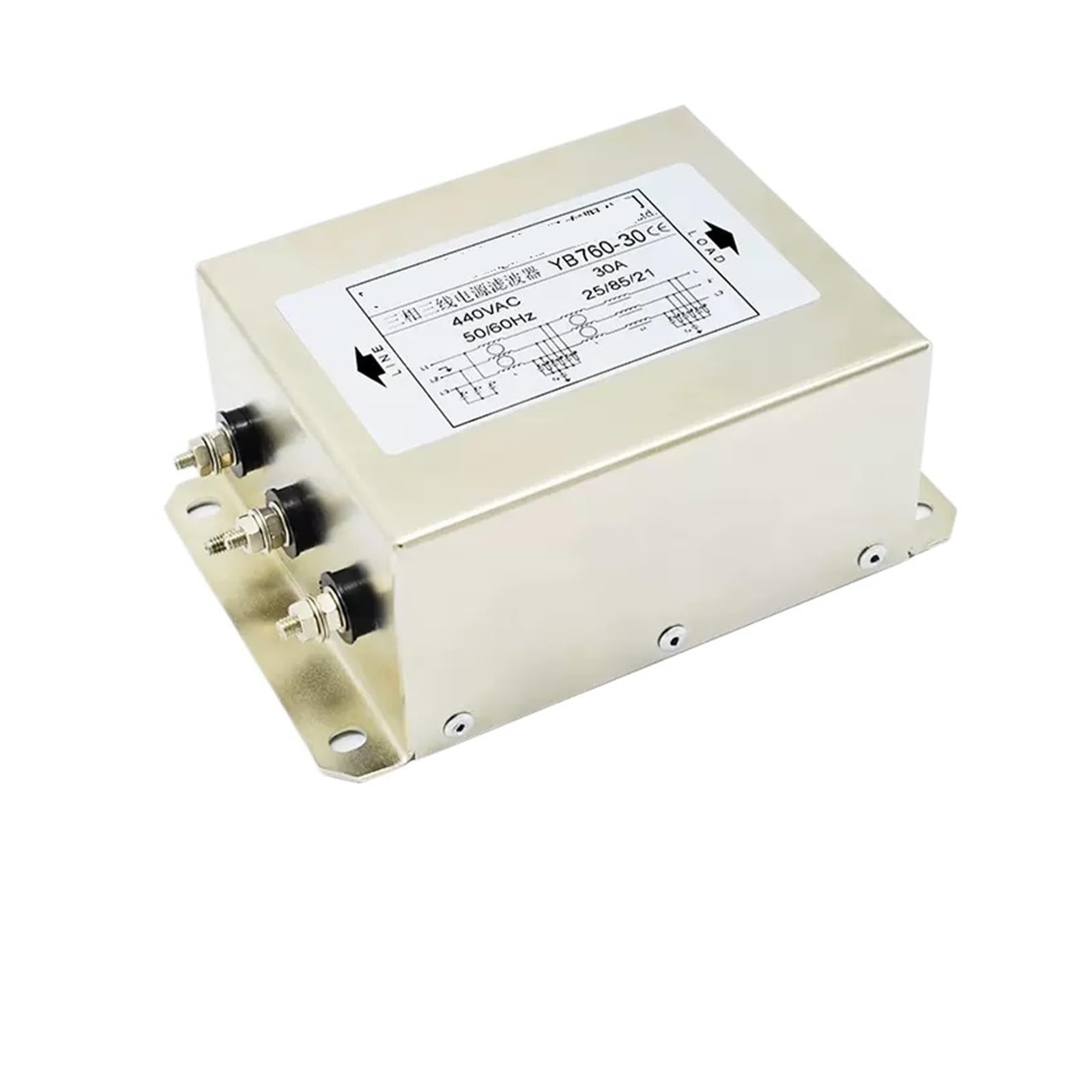 Onduleur de filtre de puissance triphasé 380V 30A YB760