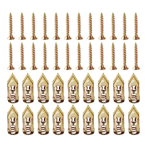 10 X Redi Driva Plugs Cavity Wall Anchors Alloy 32mm with Screws