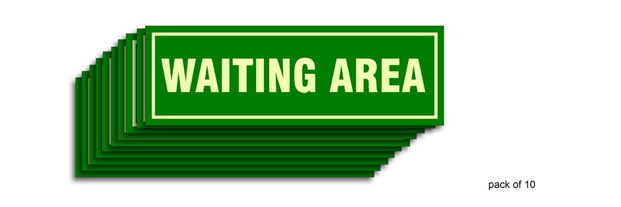 999Store office supplies sunboard Waiting Area sticker signage Sign Board Green 30X10 Cm (B07GZWSZ83) Amazon Price History, Amazon Price Tracker