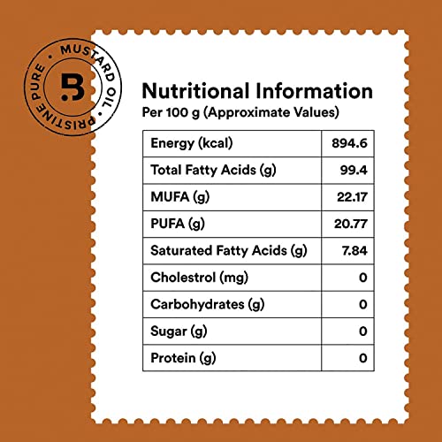 Image of Barosi Kachi Ghani Mustard Oil 1.5 Litre (Combo of 2 * 750ml) | Pure & Natural Cold Pressed Mustard Oil (Sarso Tel) | Traditionally Extracted from Wooden Crusher | Glass Bottle Packaging