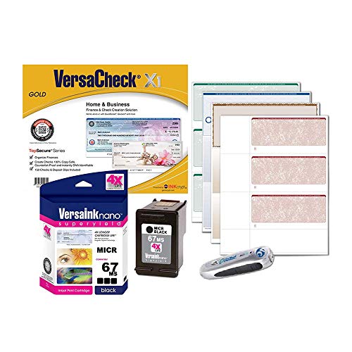 VersaCheck 67 MICR Ink Check Printer Conversion Kit, MICR Black