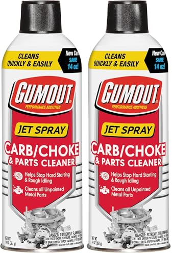 Gumout 800002231 Carb/Choke Carburetor Cleaner Spray, Carb Intake Valve Cleaner,