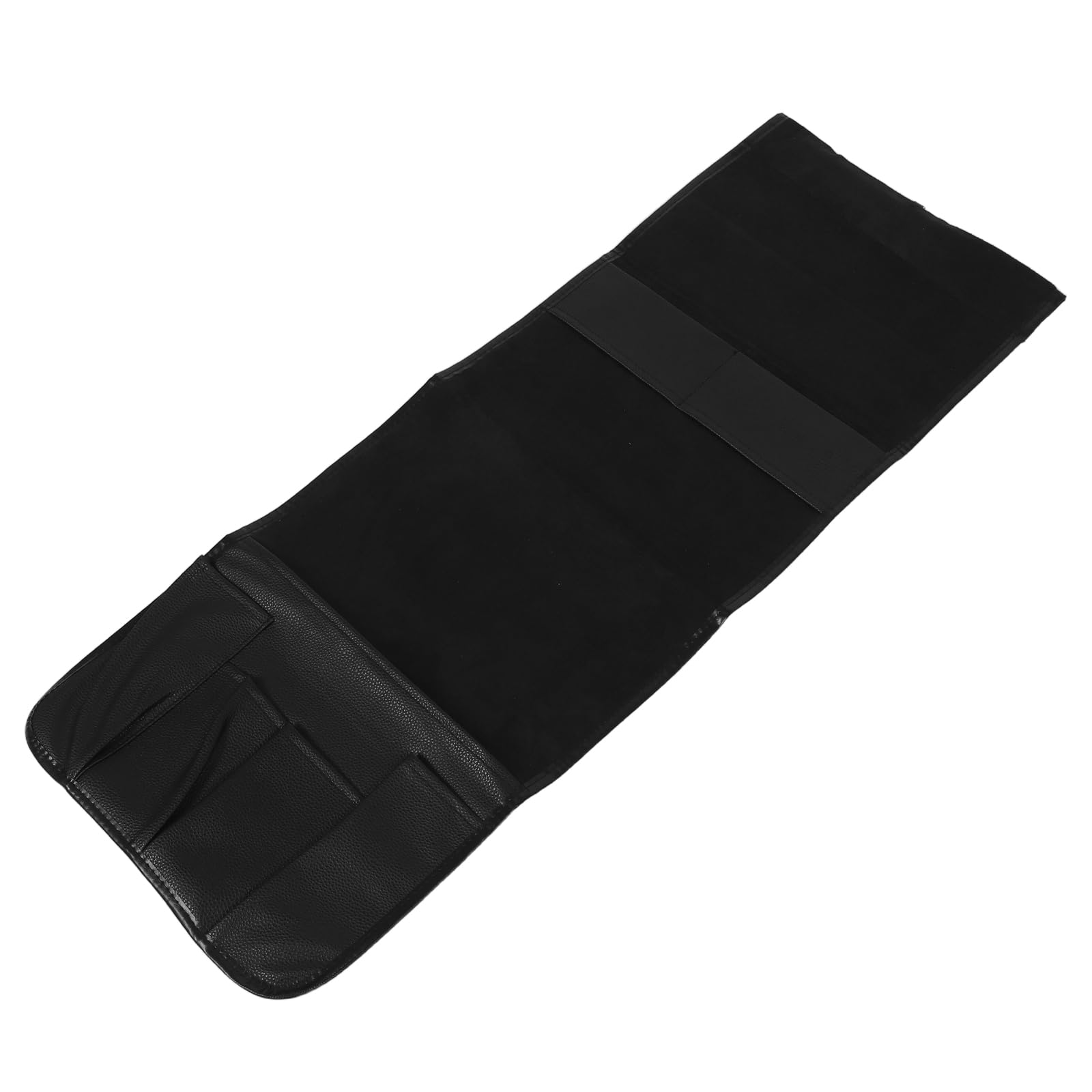 Housse rembourrée en cuir synthétique pour ranger télécommande de sofa