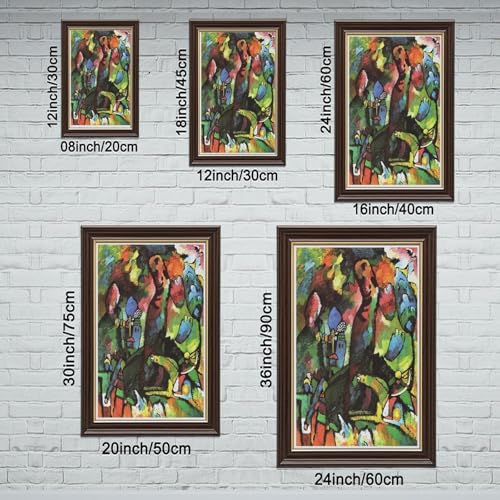 Impression Kandinsky Archer sur châssis - Toile décorative de salon