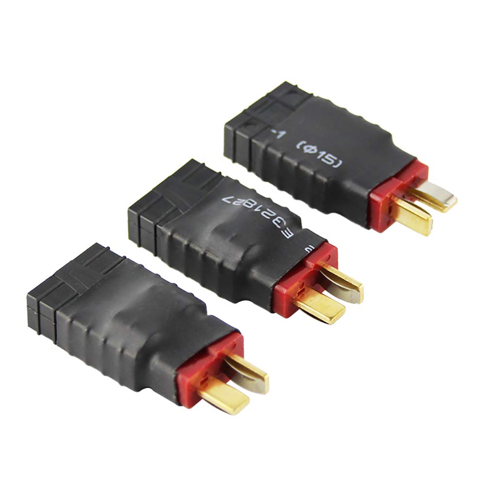 OLIYIN 3PCS DEANS MALE TO TRX FEMALE CONNECTOR 어댑터, RC 충전기용