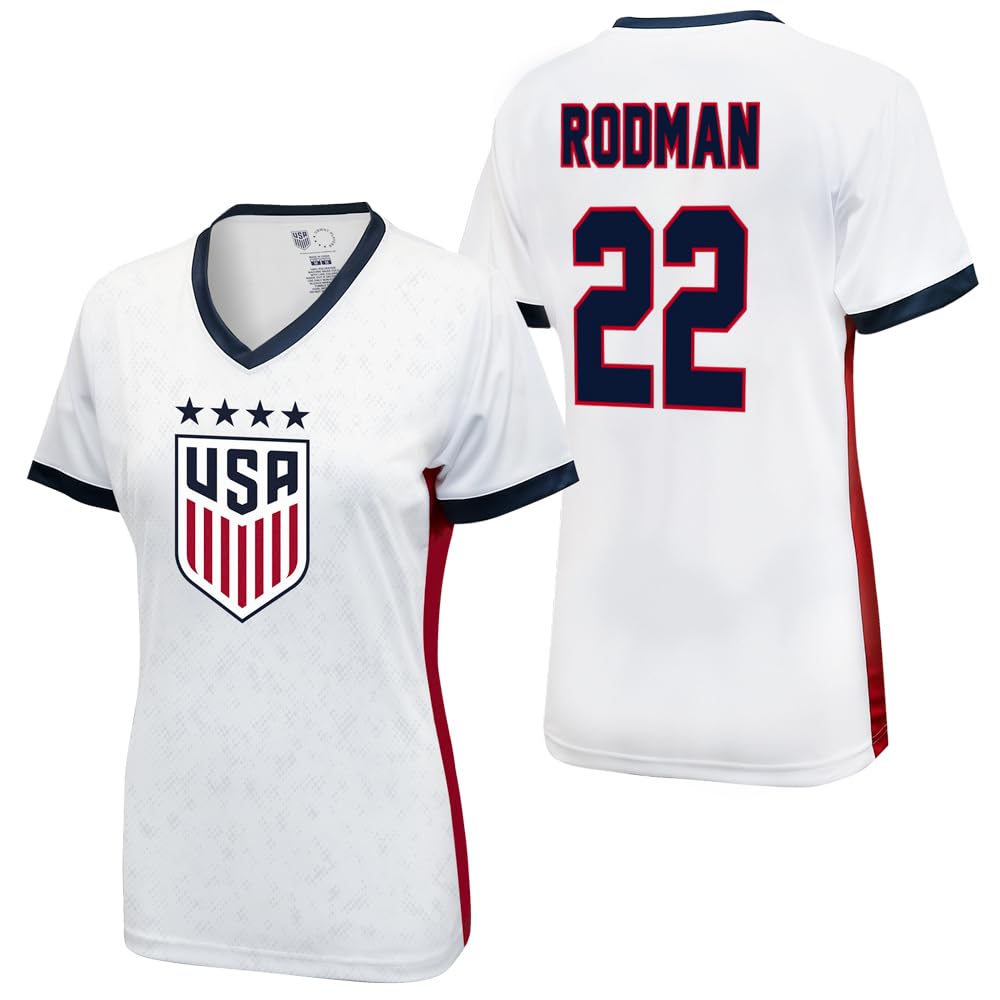 Icon Sports U.S.Women Soccer Game Day Tee - Officially Licensed Unisex Adult Short Sleeve Polyester T-Shirt