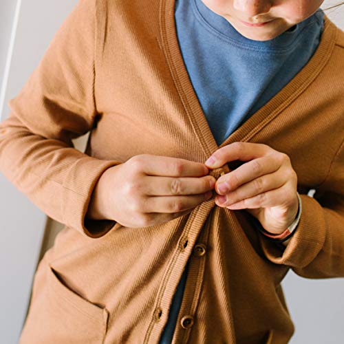 Rags Essentials Kids Cardigan (Unisex) | Long-Sleeve Boy or Girl Sweater3