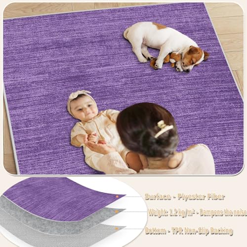 Tapis salon lavable pour éliminer les taches facilement