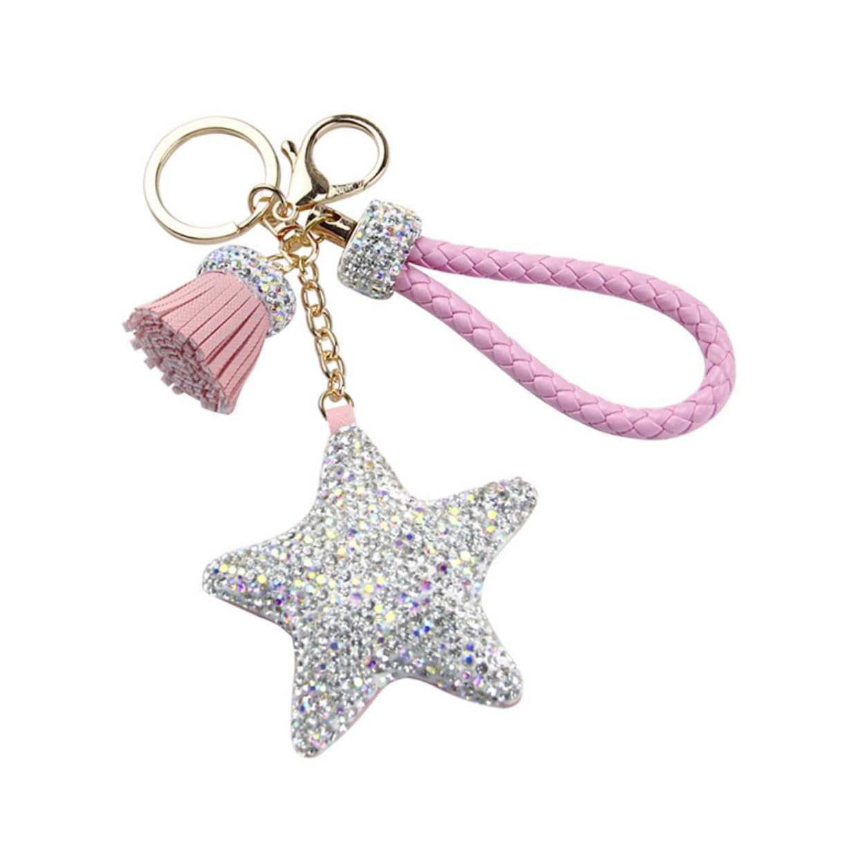 SHERCHPRY 2 colgantes de borla para bolso Miss