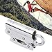 HERCHR Safety Rope Grab, Fall Protection Alloy Steel Self-Locking Protection 6 KN Ascender Riser for Construction Tree Arborist Aerial Work Climbing Mountaineering Gear Belay Device for Rope 11-16mm