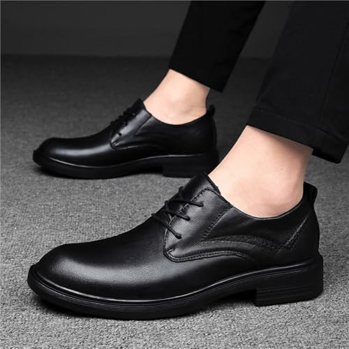 Men's Lace up Genuine Leather Oxfords Extra Wide Big Size Business Casual Dress Shoes for Fall and Spring2