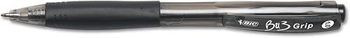 Miniatura 2 de BIC BU3 Bolígrafo retráctil, punta media (0.039 pulgadas), negro, retracción lateral para mayor comodidad, 36 unidades