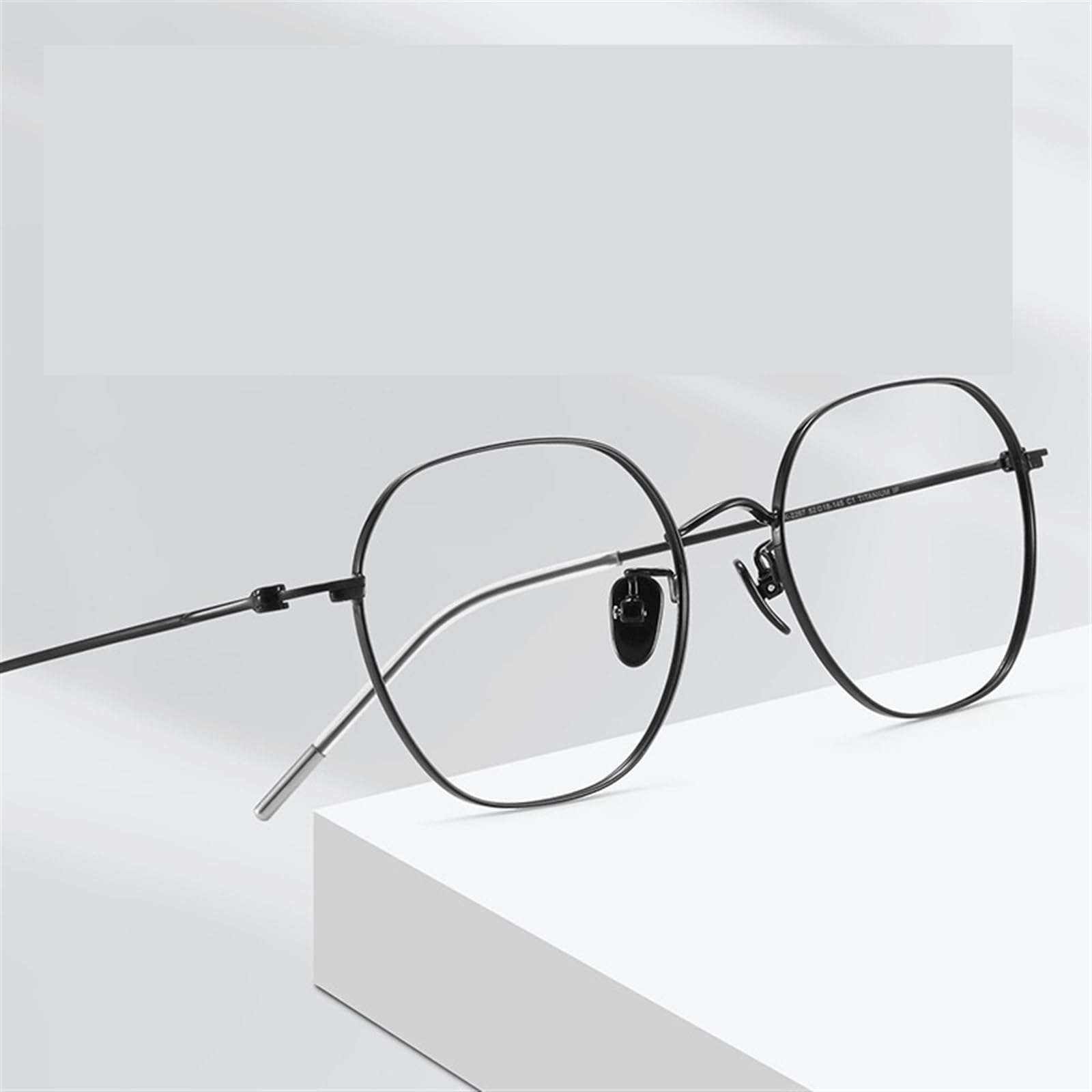 Oprawka okularów optycznych dla kobiet Damskie ultralekkie okulary optyczne Semi-Titanium