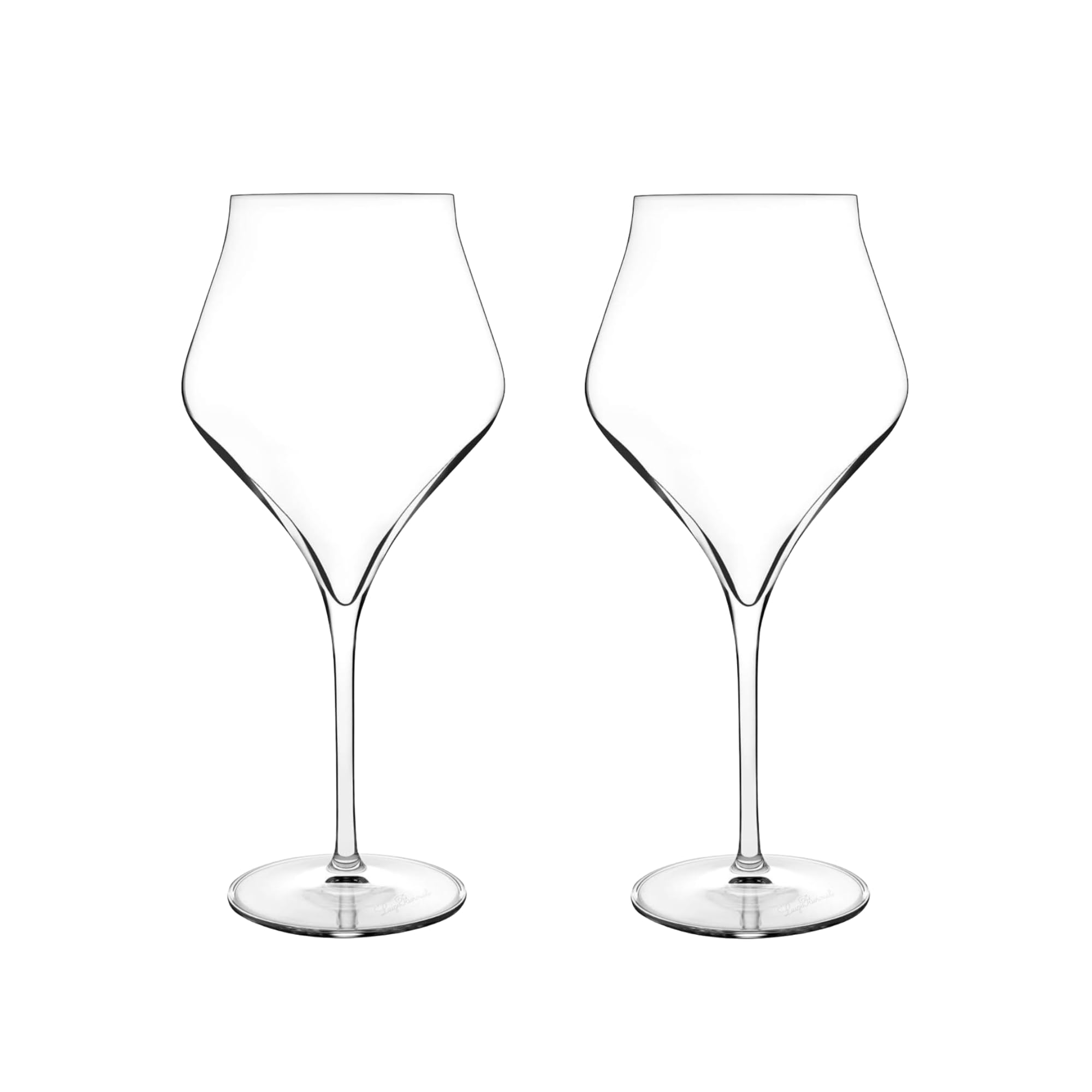 Supremo Burgundy Red Wine Glasses, Set of 2 – 22 Oz Wine Stemware with Enhanced Aromatics for Burgundy, Barolo, Bourgogne, Nebbiolo & Pinot Nero Wines – Crystal Drinking Glass Set