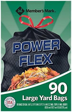 Member's Mark 39 gal. Power-Guard yd Drawstring Trash Bags (90 ct.)