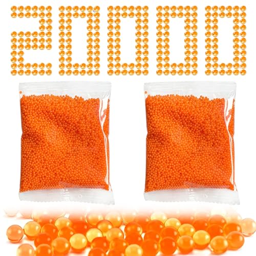ZYEKIU 20000 Pièces Perle D'eau, Perles D'eau pour Plantes, Biodégradable Water Beads, Perles en Gel Réutilisables Convient à la Décoration, à...
