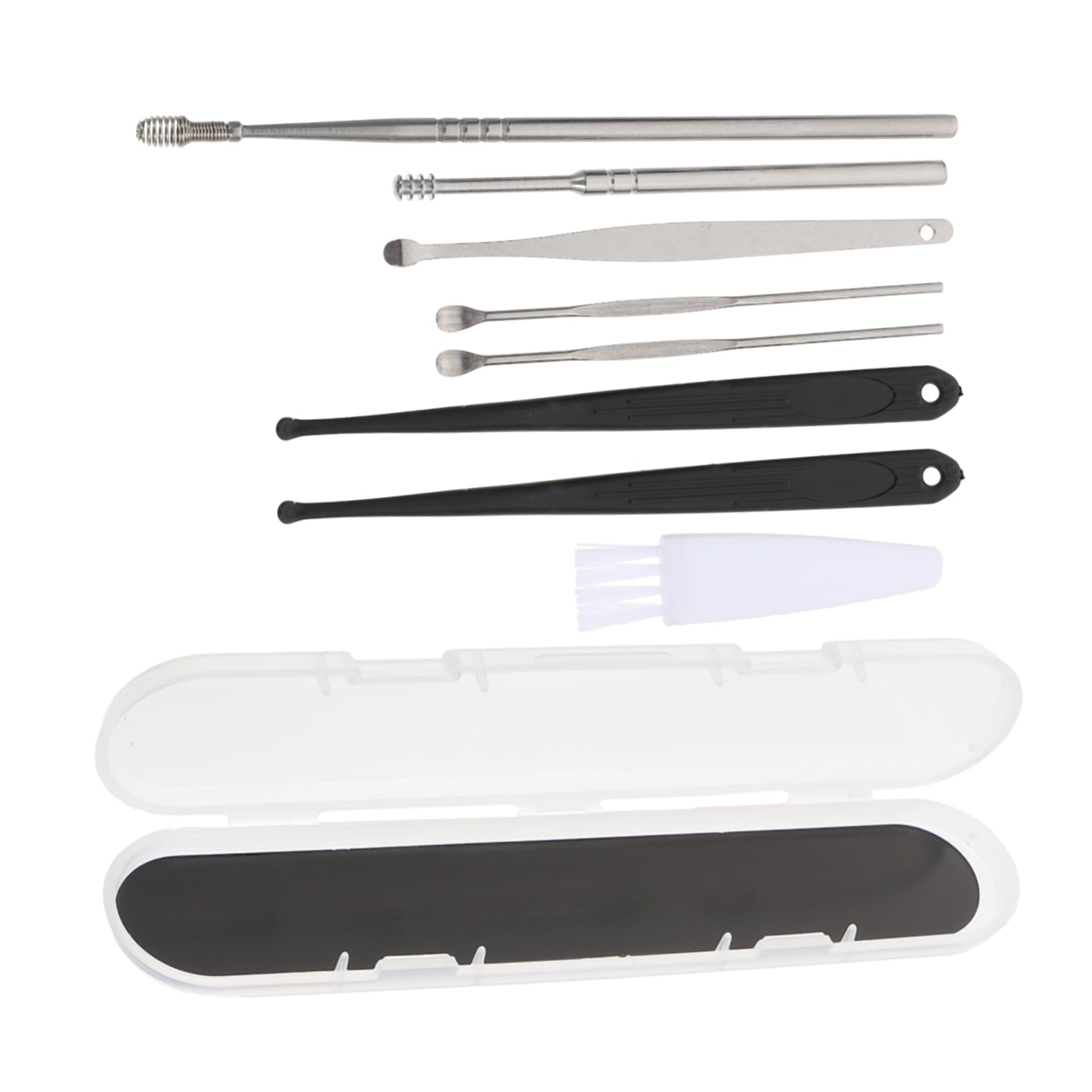VALICLUD 3sets Stainless Steel Ear Cleaning Tools Comfortable Ear Spoons Removers for Removal Essential Personal Care Supplies