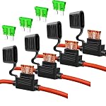 Gebildet – Gebildet 4Stück 32V Wasserdichter Sicherungshalter 12AWG, AT