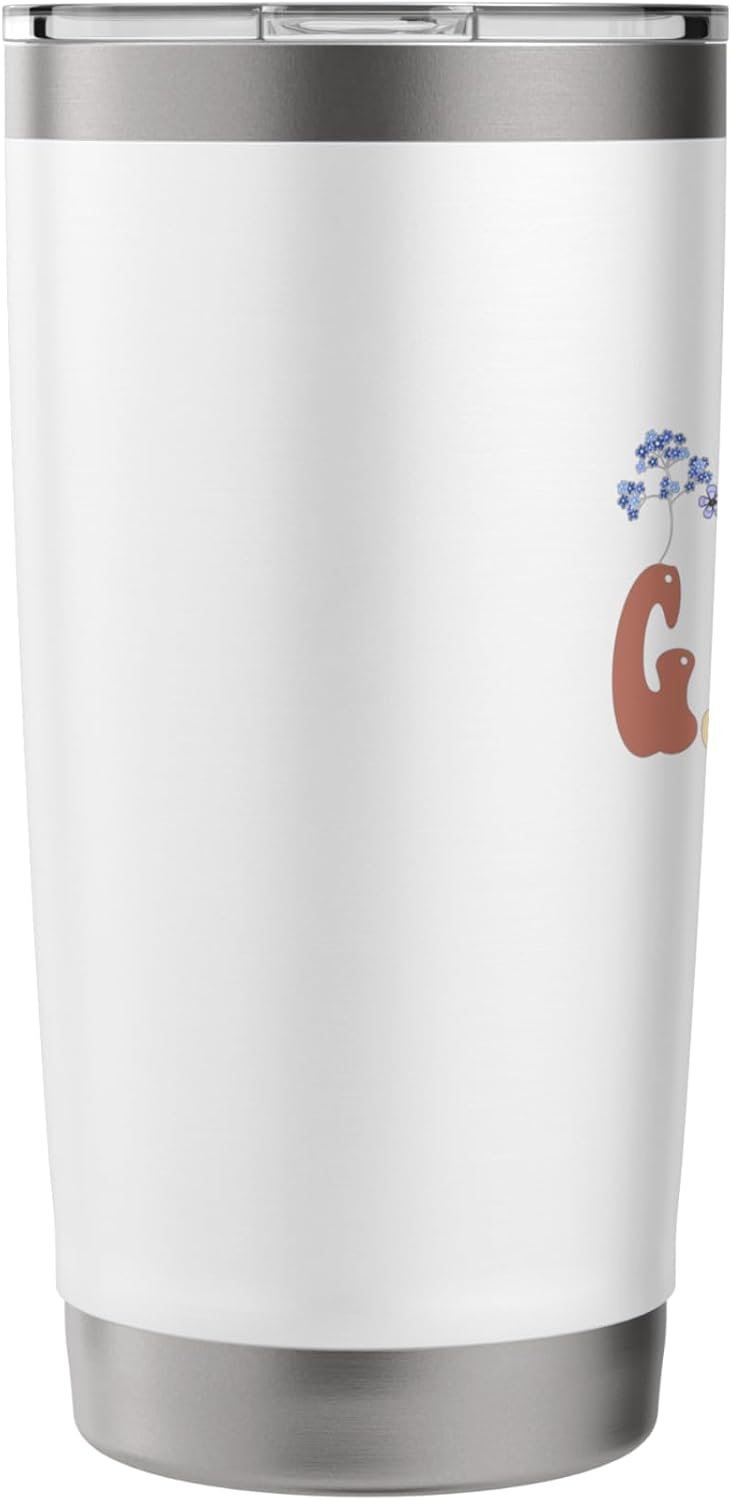Gammy Gifts Women Wildflower Floral Design Gammy Stainless Steel Insulated Tumbler - Image 4
