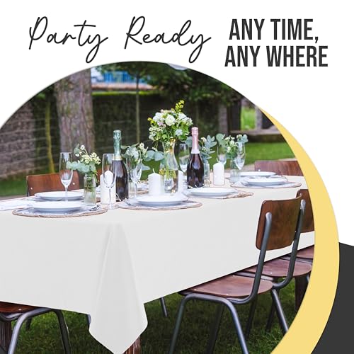 Image of *Premium* White table cover 54 x 108
