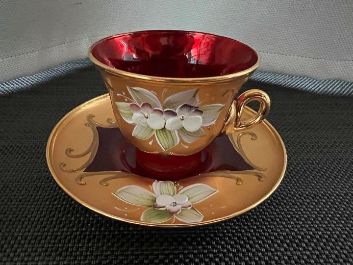 ベネチアングラス 2客セット 希少 大平洋一 Yoichi Ohira ベネチアン