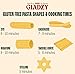 Giadzy by Giada De Laurentiis 4 Pack Gluten Free Pasta – Ziti Corte, Casarecce, Taccole & Rigatoni – Made in Italy – Artisanal Bronze Cut – Clean Ingredients – Non-GMO – Vegan