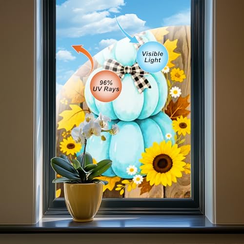 Vinilo decorativo para ventana 31x47 pulgadas HOMETITUTE miniatura 5