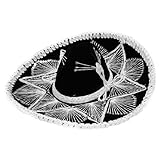 Fiesta Sombrero Child Youth Black and White Assortment Hand Made Mexico000109