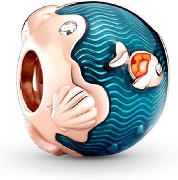 9 Pack Silver Spacer Beads Charms fit Bracelet, Heart Beads DIY Jewelry Gifts Women - Image 5