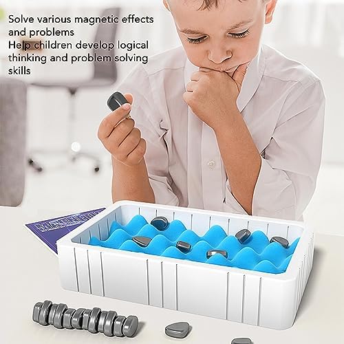Fun Table Top Magnet Game, 20 Pcs Magnetic Chess, Improve Creativity, Logic Thinking, Enhance Parent Child Relationships, Educational Magnetic Stone Board Game, Strategy Game 5 51Bdc1ebXhL. AC