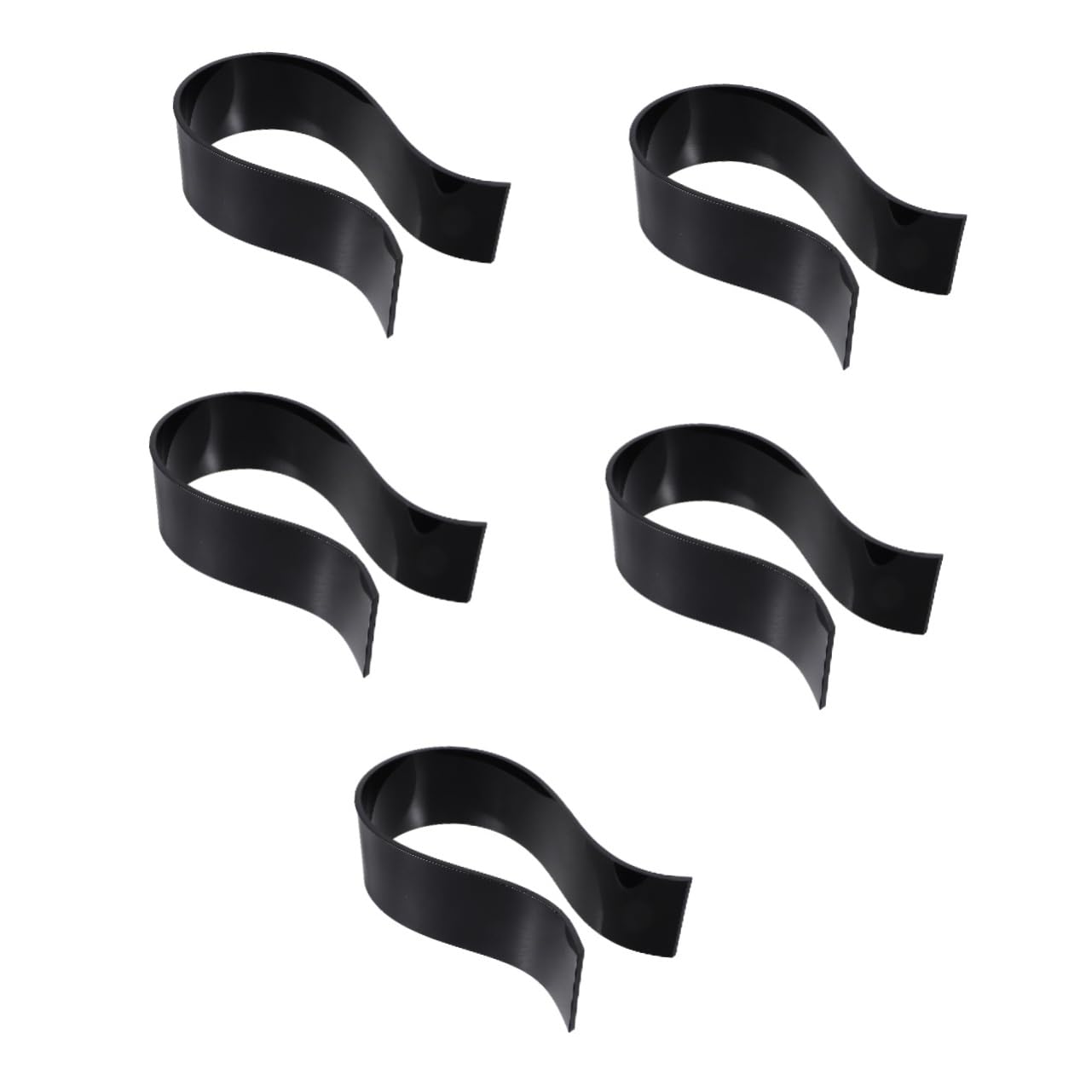 Uonlytech 5 Pezzi supporto per cuffie Stand auricolare scrivania porta cuffie Stand per universali porta cuffia Le si trovano stand per da scrivania Acrilico Nero
