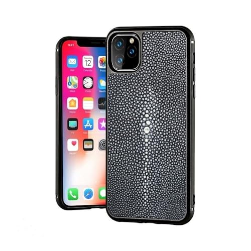 Coque iPhone 16 Pro Max cuir de raie protection contre chocs