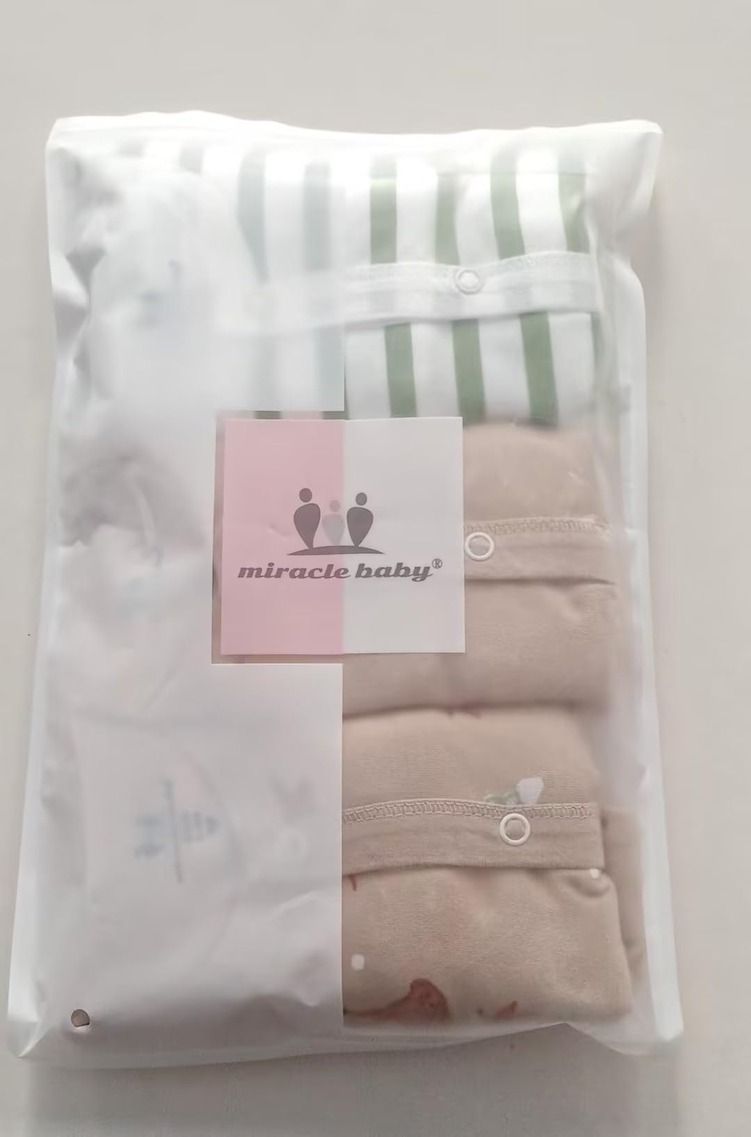 3PCS Baby Schlafstrampler Babychlafanzug Babyschlafsack Baumwolle mit Füßen mit knöpfen Gr. 56 62 68 für Junge Mädchen Neugborenen