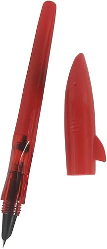 Miniatura 4 de Shark - Pluma estilográfica de plástico de estilo único, punta fina, juego de diversidad, 12 unidades, 6 colores