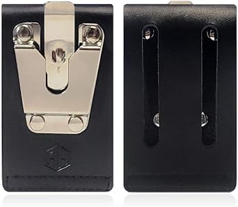 AH Military Grade Cell Phone Belt Loop Clip, Compatible ONLY with AH Rugged Outdoor Pouch Carrying Clip Holster Belt Loop Clip Only
