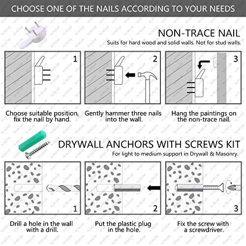 Sumgar Modern Wall Art Bedroom Black And White Horse Pictures Office Farmhouse Animal Canvas Paintings Contemporary Prints Framed Artwork Living Room Home Decorations Gifts,16X24 Inch #TOP7