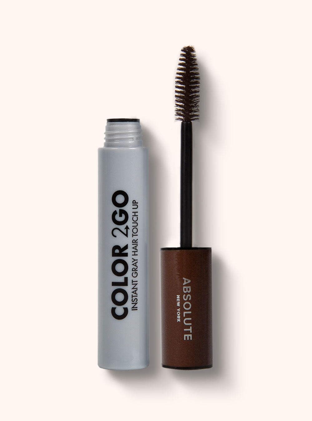 Absolute New York Color 2 Go Hair Mascara (HCHM01 Jet Black, .42 oz)