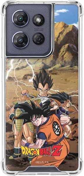 Skinit Clear Phone Case Compatible with Moto G 5G (2025) - Officially Licensed Dragon Ball Z Goku Iconic Kanji Symbol Design